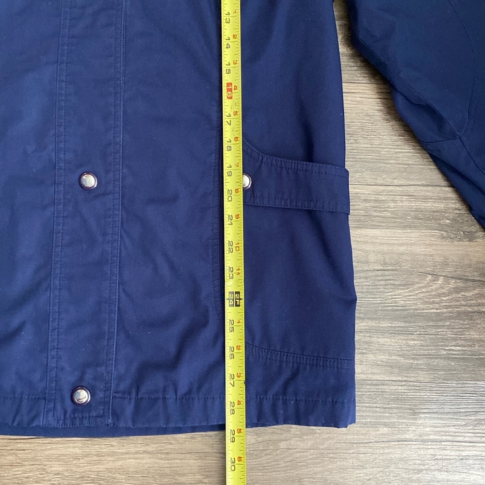 Mackintosh Womens’s Blue Hooded Rain Jacket Size M - Picture 3 of 7
